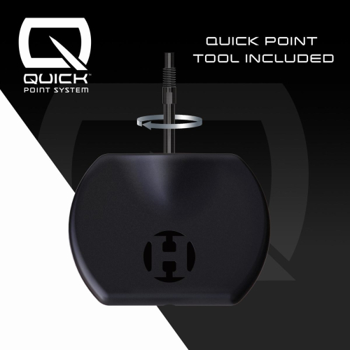 Preview: Harrows SUPERGRIP QUICK Point Black Edition Steeldart-Set 21, 23 oder 25 Gramm